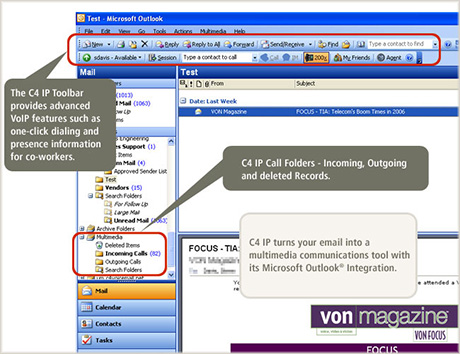 Microsoft Outlook Intergration